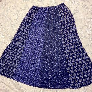 April Cornell Floral Multi Panel Skirt